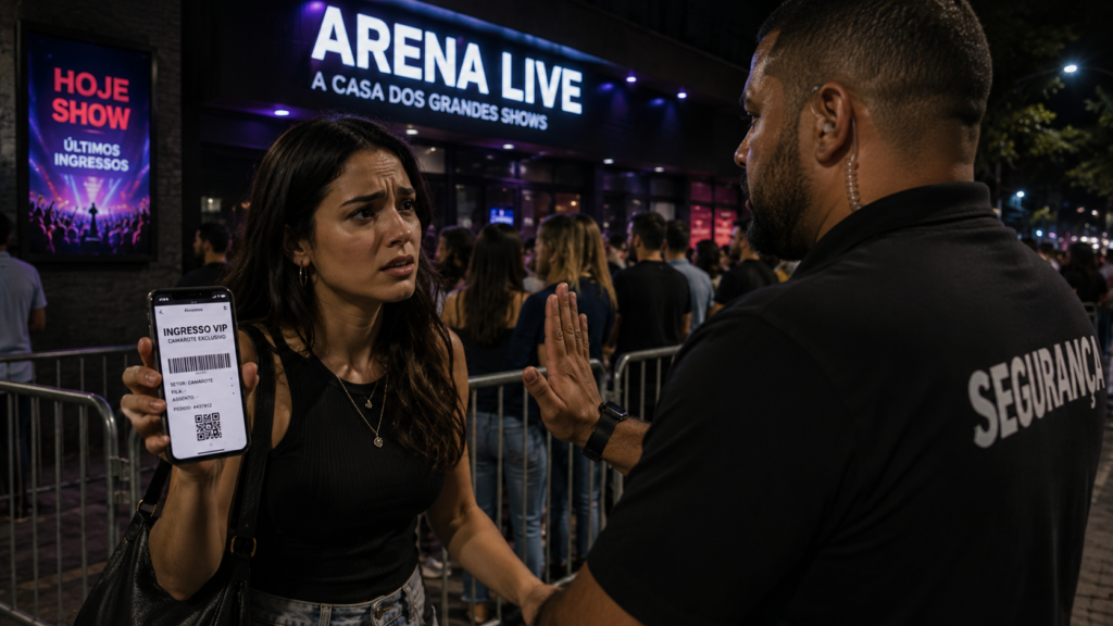 Golpe de ingresso falso usa promoções e preços baixos para enganar consumidores. Veja os sinais de alerta e como comprar com segurança.