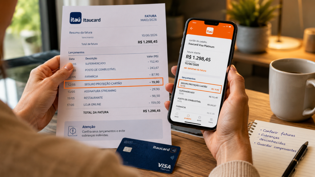 Itaú cobrança indevida