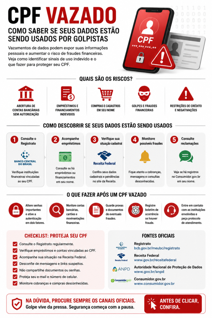 Infográfico CPF vazado