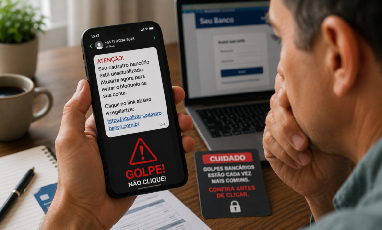 Atualize seu cadastro bancário para evitar bloqueio
