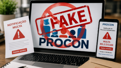 Golpe da falsa multa do Procon