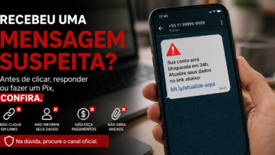 mensagem suspeita