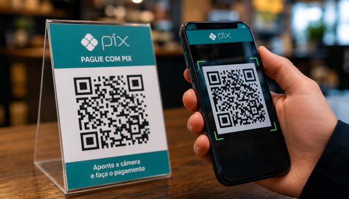 QR Code adulterado no Pix
