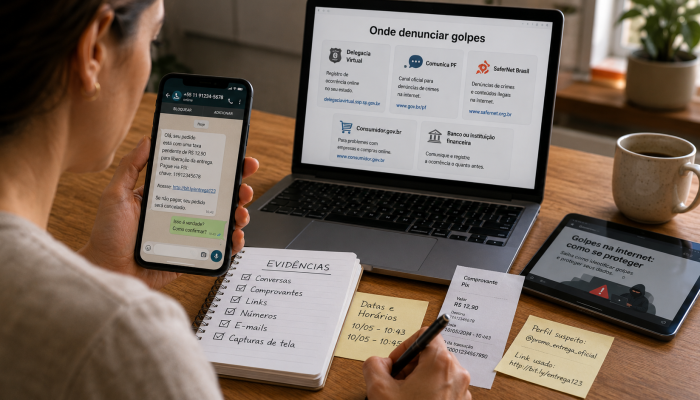 Como denunciar golpe digital