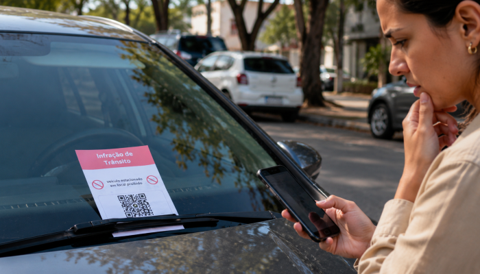 QR Code em falso aviso de multa pode levar motoristas a golpes digitais